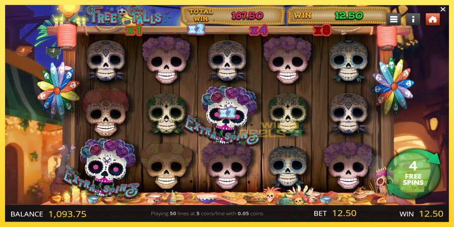 Afbeelding 4 speelautomaat Calavera Cascades