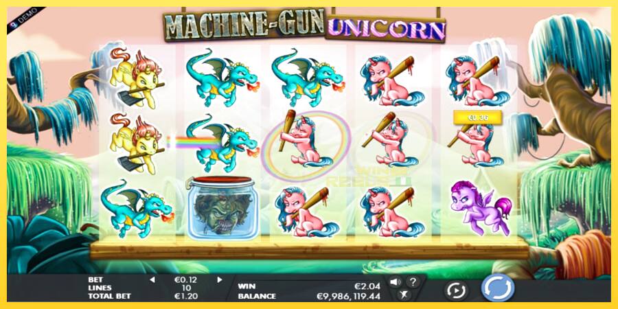 Afbeelding 2 speelautomaat Machine Gun Unicorn