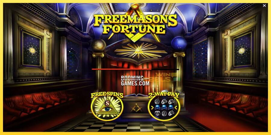 Afbeelding 1 speelautomaat Freemasons Fortune