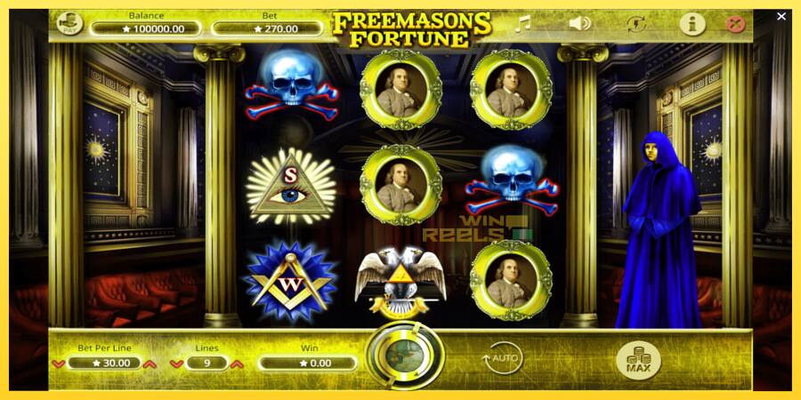 Afbeelding 2 speelautomaat Freemasons Fortune