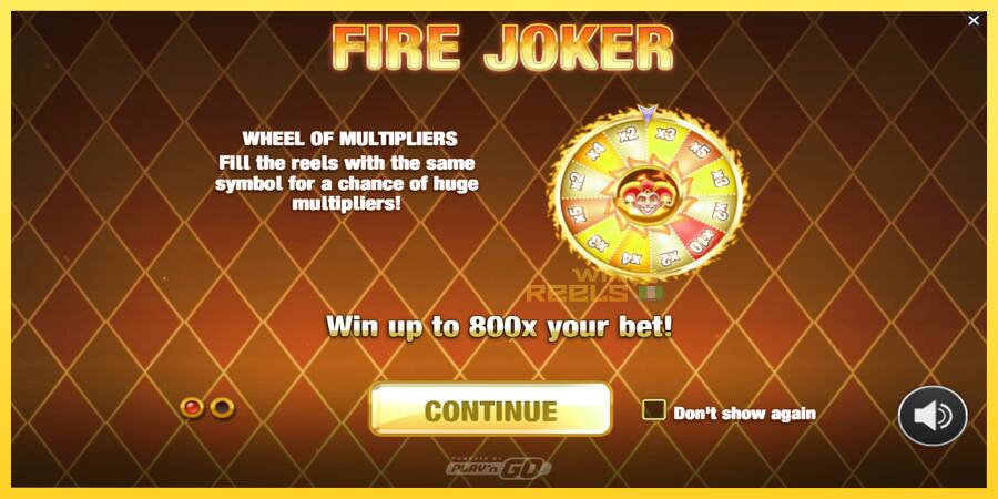 Afbeelding 1 speelautomaat Fire Joker