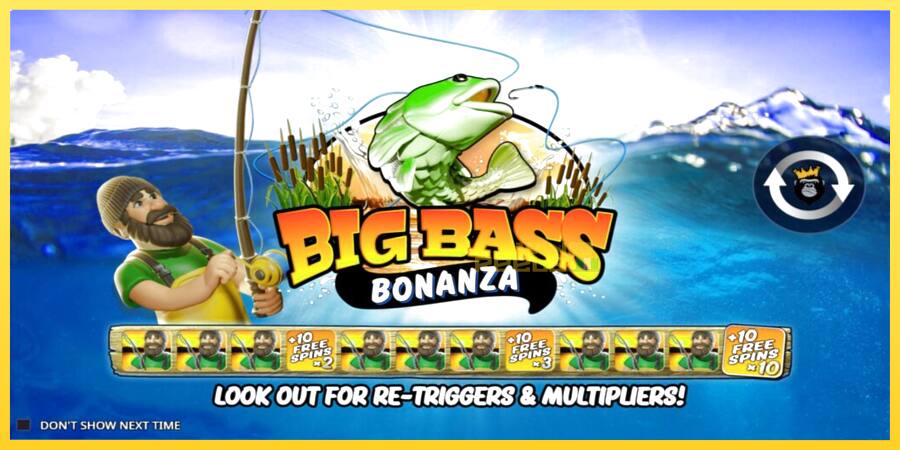 Afbeelding 1 speelautomaat Big Bass Bonanza