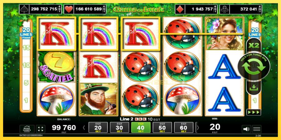 Afbeelding 2 speelautomaat Game of luck