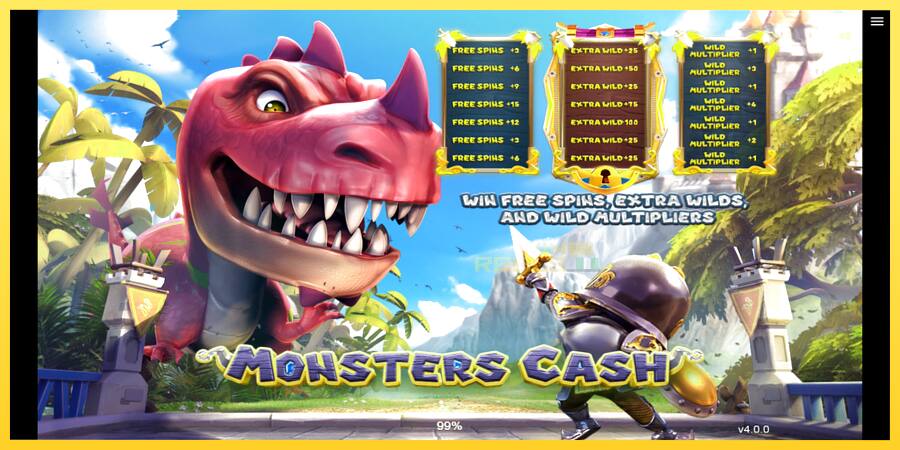 Afbeelding 1 speelautomaat Monsters Cash