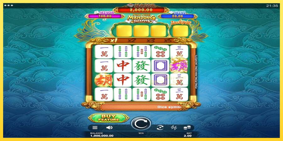 Afbeelding 1 speelautomaat Pong Pong Mahjong Jackpots