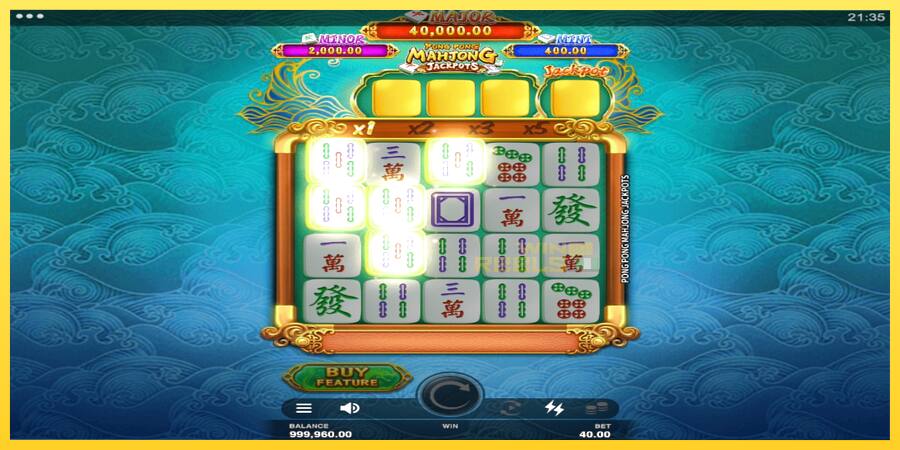 Afbeelding 2 speelautomaat Pong Pong Mahjong Jackpots