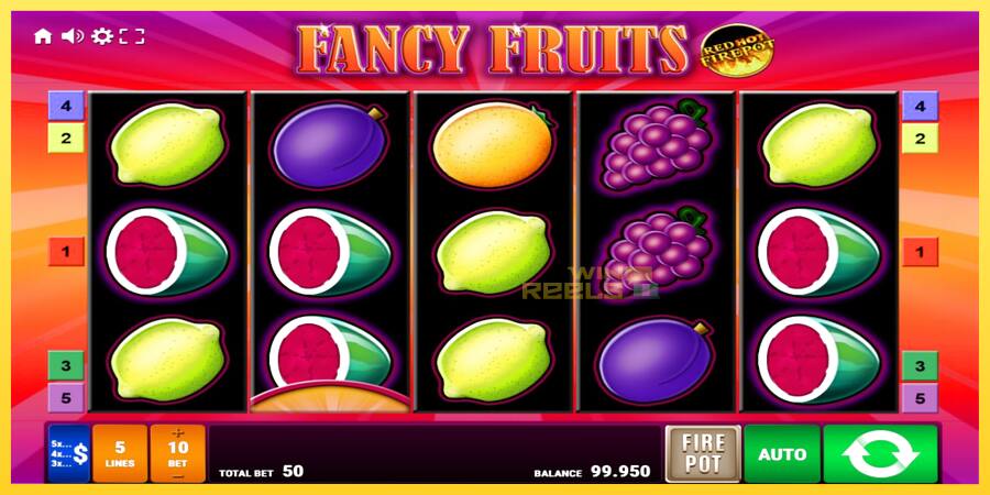 Afbeelding 1 speelautomaat Fancy Fruits Red Hot Firepot