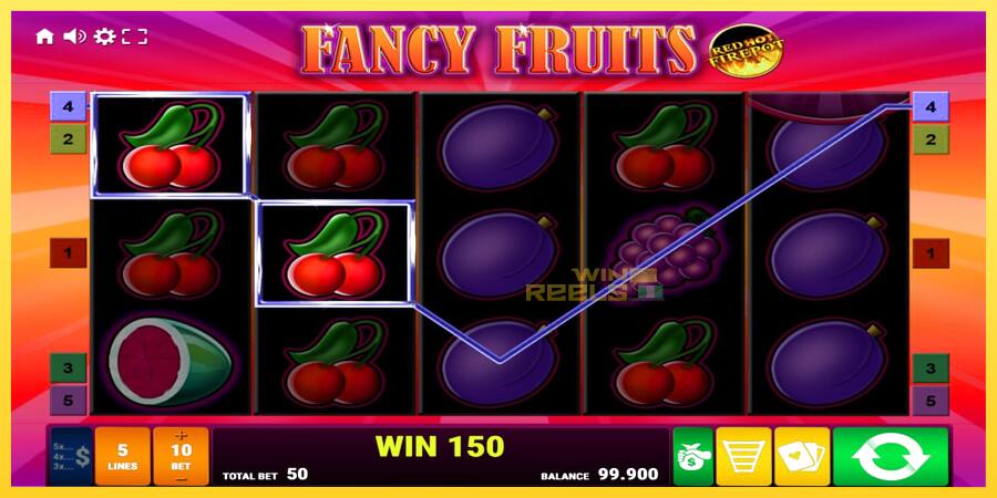 Afbeelding 2 speelautomaat Fancy Fruits Red Hot Firepot