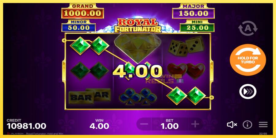 Afbeelding 3 speelautomaat Royal Fortunator: Hold and Win