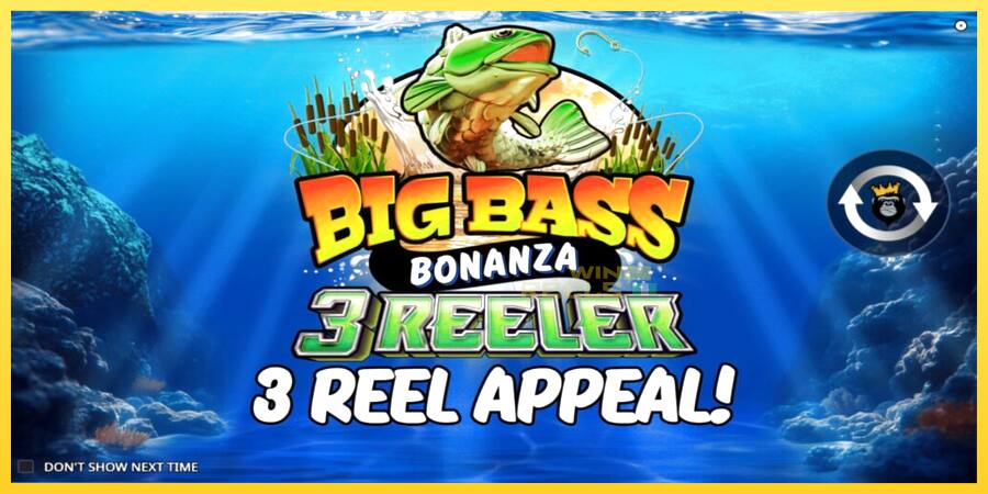 Afbeelding 1 speelautomaat Big Bass Bonanza 3 Reeler