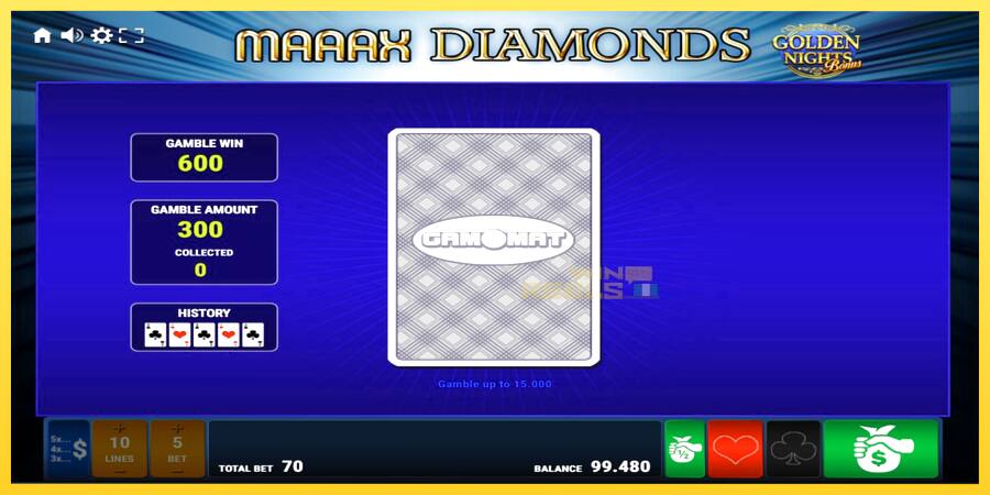 Afbeelding 5 speelautomaat Maaax Diamonds Golden Nights