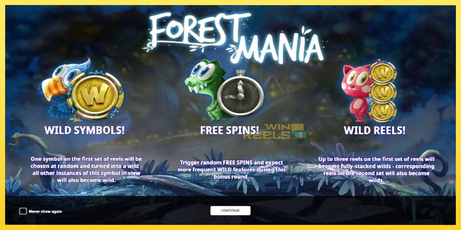 Afbeelding 1 speelautomaat Forest Mania