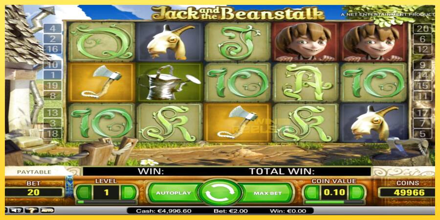 Afbeelding 2 speelautomaat Jack’s Beanstalk