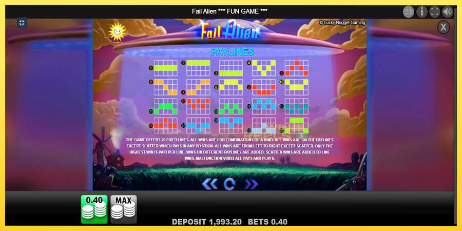 Afbeelding 7 speelautomaat Fail Alien