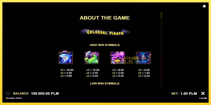 Afbeelding 7 speelautomaat Colossal Pirate