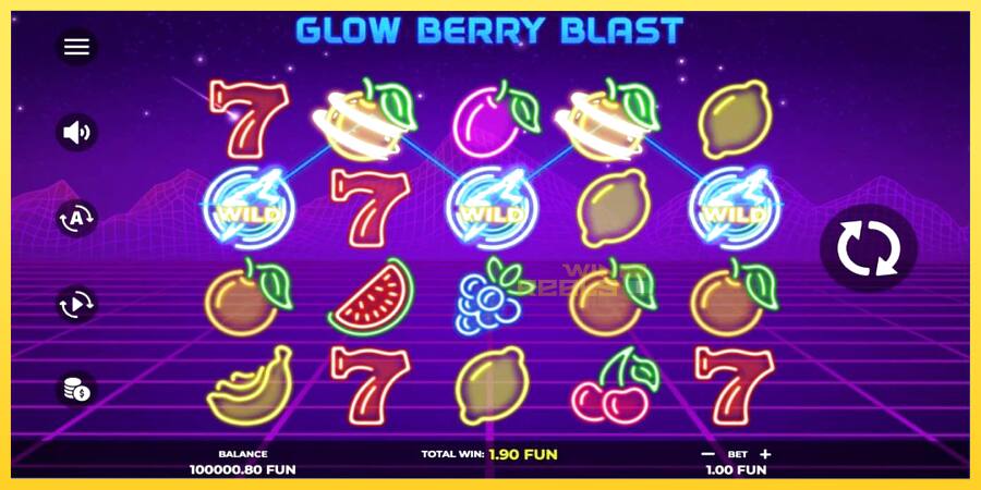 Afbeelding 2 speelautomaat Glow Berry Blast