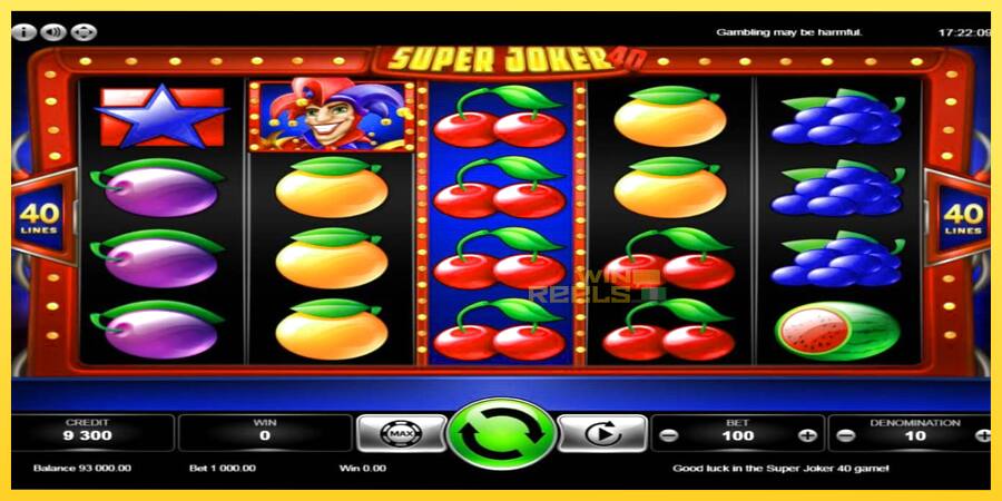 Afbeelding 3 speelautomaat Super Joker 40