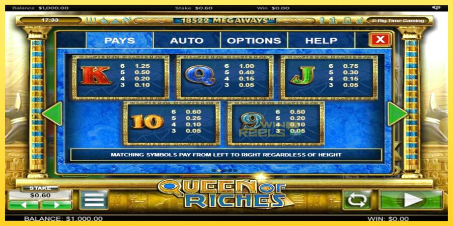 Afbeelding 6 speelautomaat Queen of Riches