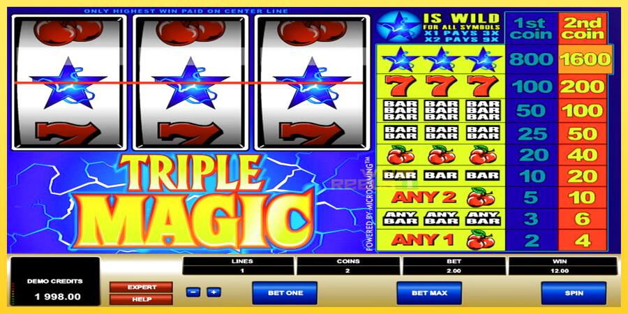 Afbeelding 2 speelautomaat Triple Magic