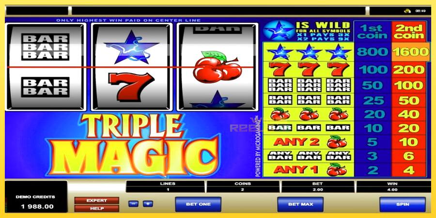 Afbeelding 3 speelautomaat Triple Magic