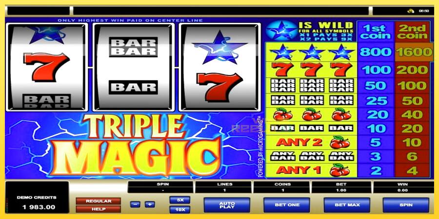 Afbeelding 5 speelautomaat Triple Magic