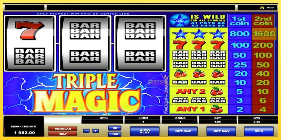 Afbeelding 6 speelautomaat Triple Magic