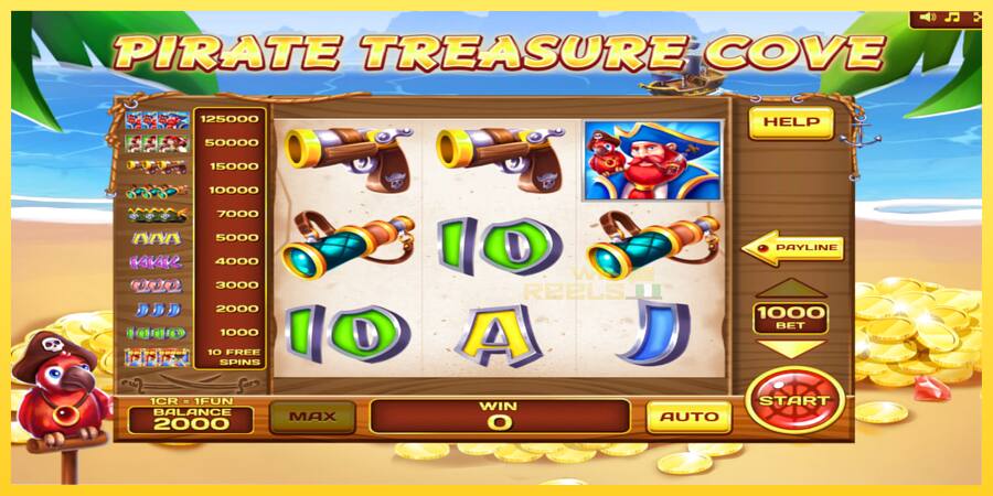 Afbeelding 3 speelautomaat Pirate Treasure Cove 3x3