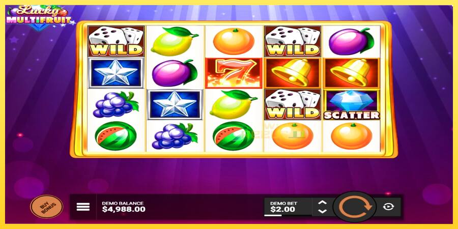 Afbeelding 2 speelautomaat Lucky Multifruit