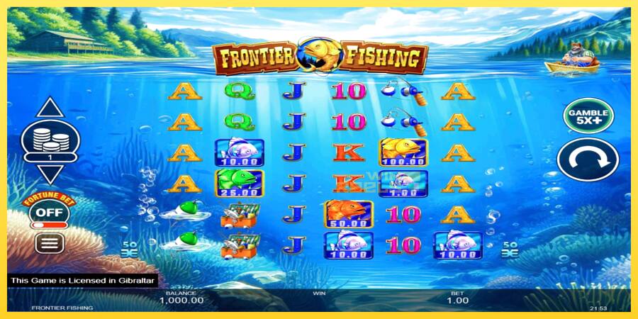 Afbeelding 2 speelautomaat Frontier Fishing