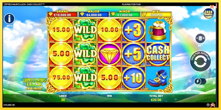 Afbeelding 2 speelautomaat Leprechauns Luck Cash Collect Megaways PowerPlay Jackpot