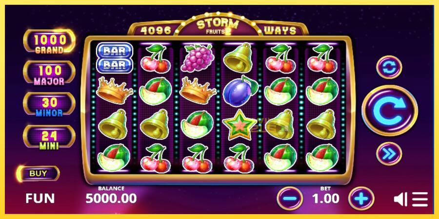 Afbeelding 1 speelautomaat Storm Fruits 2