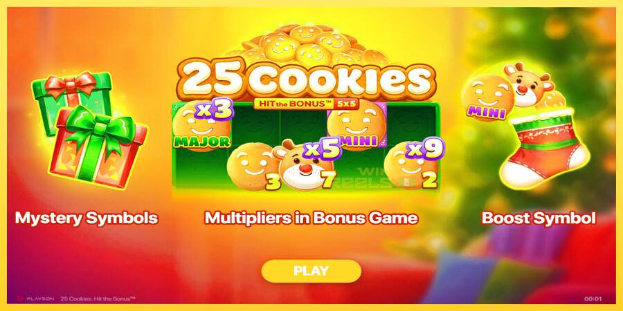 Afbeelding 1 speelautomaat 25 Cookies: Hit the Bonus