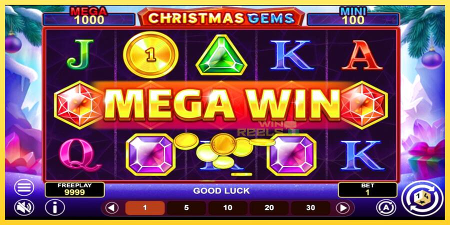 Afbeelding 3 speelautomaat Christmas Gems Hold & Win