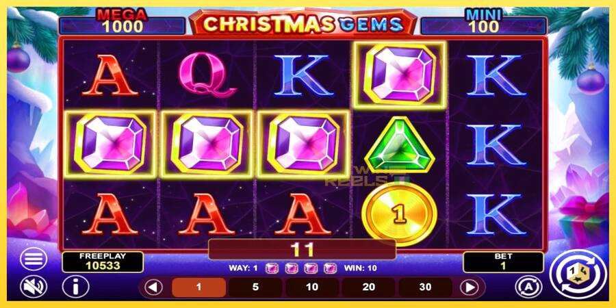 Afbeelding 4 speelautomaat Christmas Gems Hold & Win