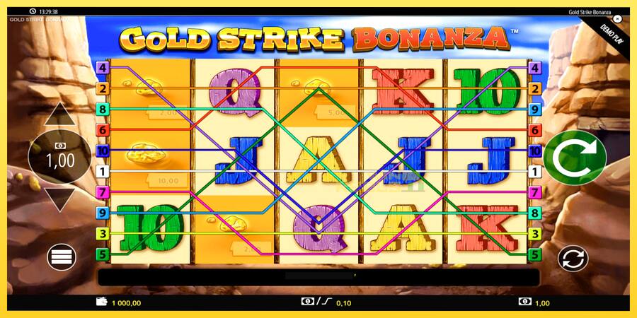 Afbeelding 1 speelautomaat Gold Strike Bonanza