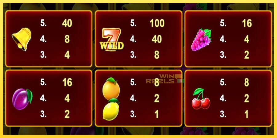 Afbeelding 4 speelautomaat Cashn Fruits Fortune 100