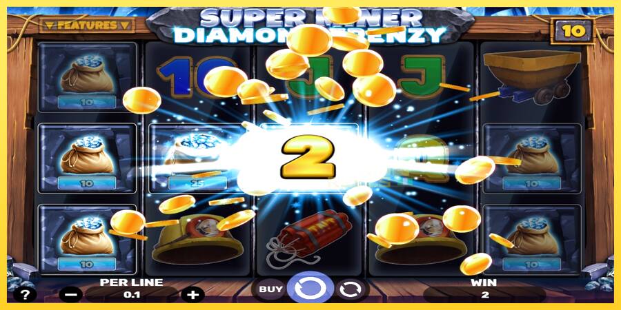 Afbeelding 3 speelautomaat Super Miner - Diamond Frenzy