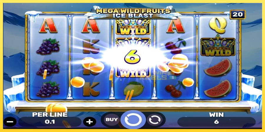 Afbeelding 2 speelautomaat Mega Wild Fruits - Ice Blast