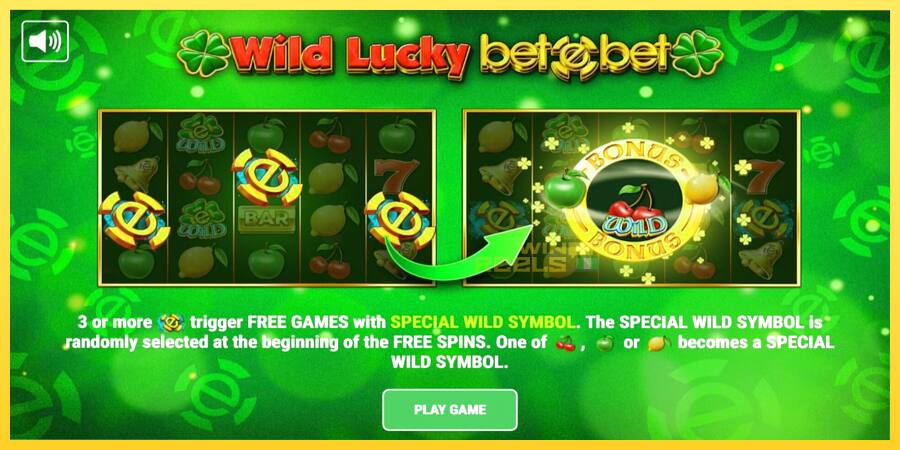 Afbeelding 1 speelautomaat Wild Lucky Betebet