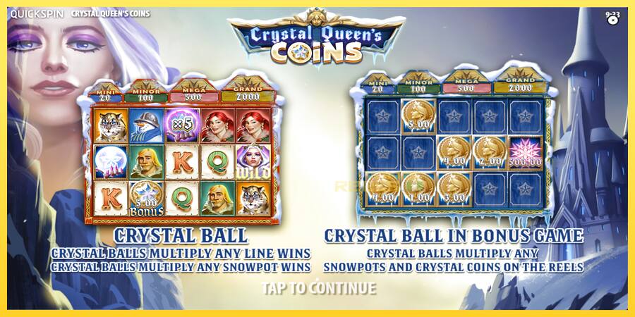 Afbeelding 1 speelautomaat Crystal Queens Coins