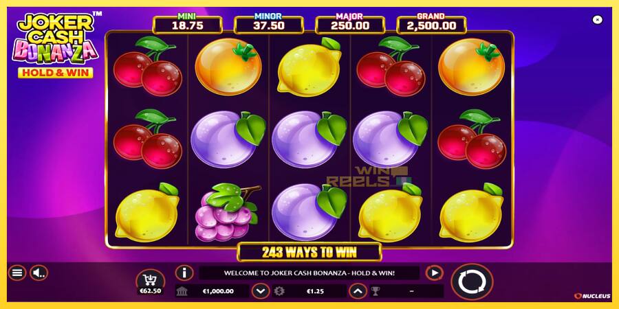 Afbeelding 1 speelautomaat Joker Cash Bonanza - Hold & Win