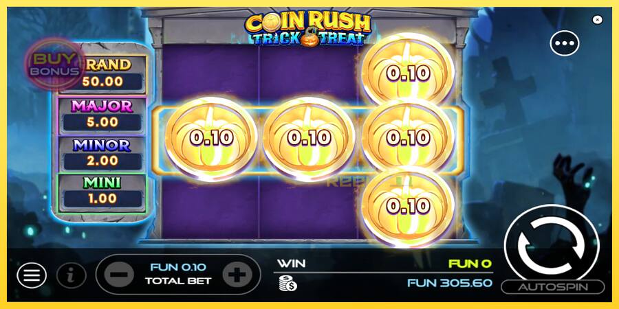 Afbeelding 3 speelautomaat Coin Rush: Trick o Treat