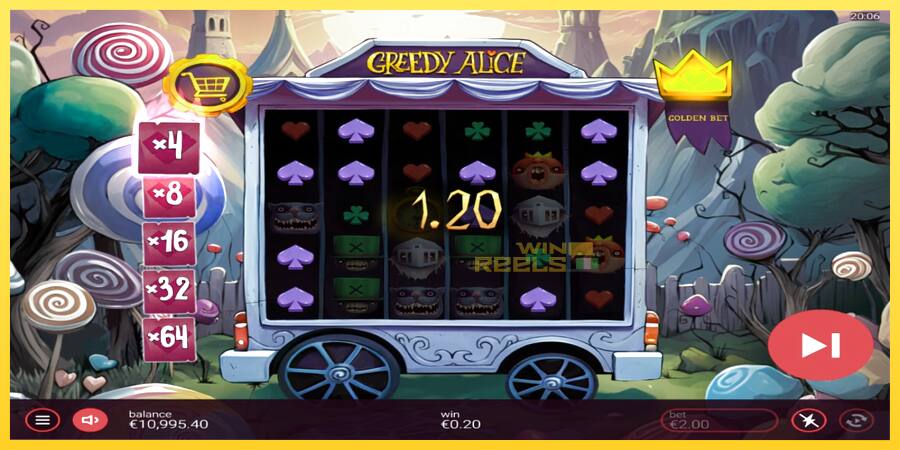 Afbeelding 3 speelautomaat Greedy Alice