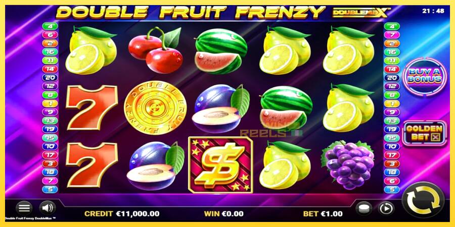 Afbeelding 1 speelautomaat Double Fruit Frenzy DoubleMax