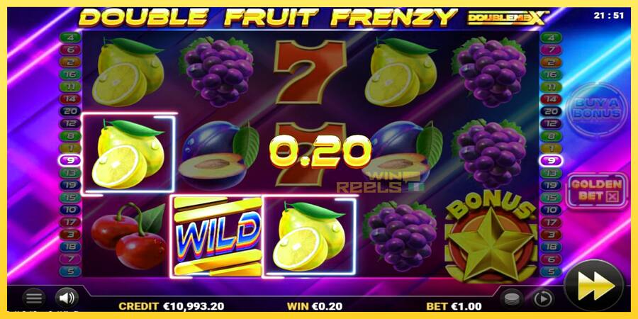 Afbeelding 4 speelautomaat Double Fruit Frenzy DoubleMax