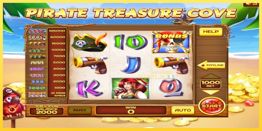 Afbeelding 3 speelautomaat Pirate Treasure Cove Pull Tabs