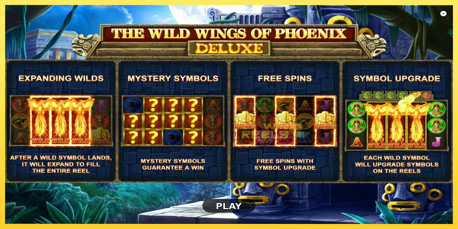 Afbeelding 1 speelautomaat The Wild Wings of Phoenix Deluxe