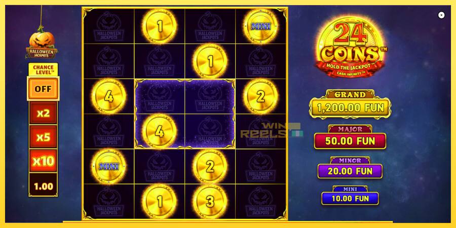 Afbeelding 2 speelautomaat 24 Coins Halloween Jackpots