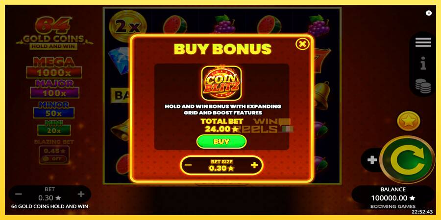 Afbeelding 5 speelautomaat 64 Gold Coins Hold and Win