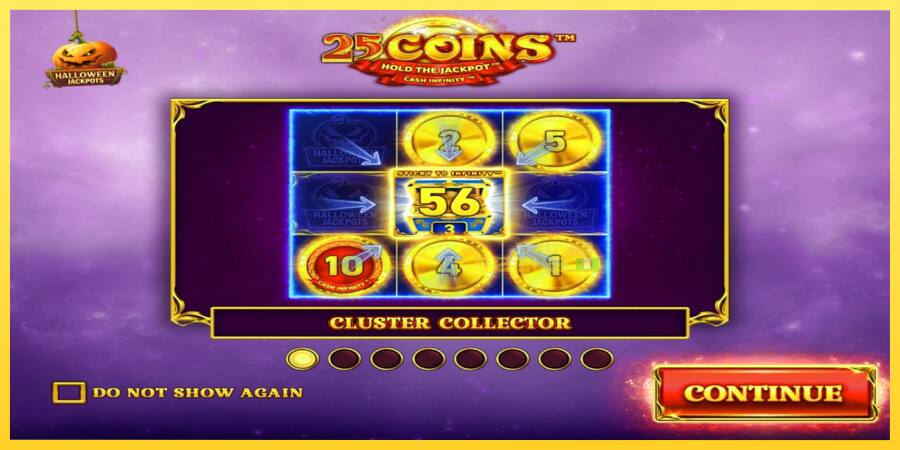 Afbeelding 1 speelautomaat 25 Coins Halloween Jackpots